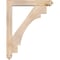 Ekena Millwork Merced Arts and Crafts Smooth Bracket w/ Offset Brace, Douglas Fir, 5 1/2"W x 30"D x 38"H BKT0604X30X38MRC03SDF - alternate 4